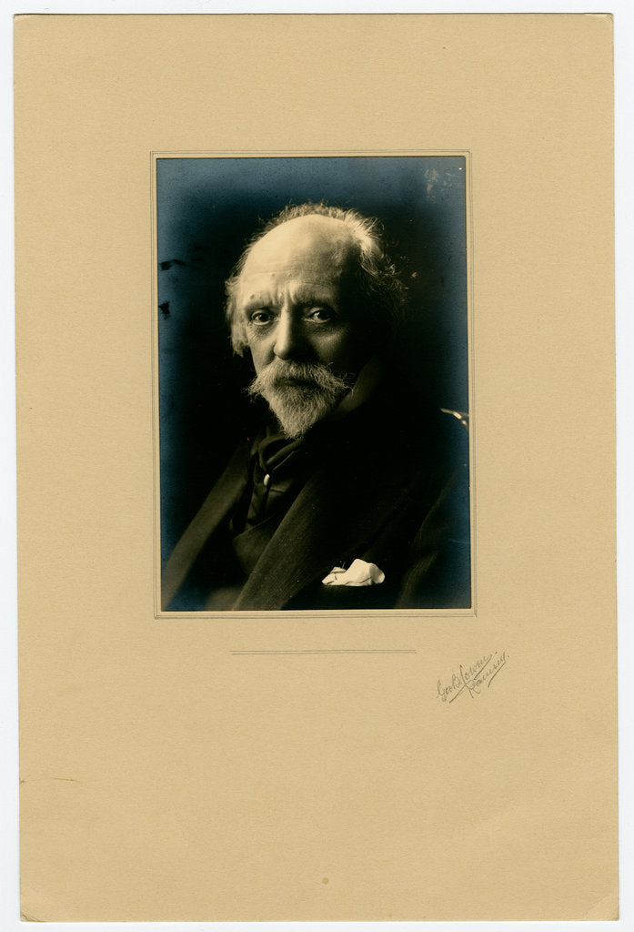 Detail of Sir Hall Caine by George Bellett Cowen