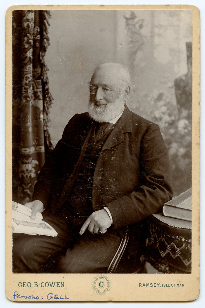 Detail of Mr Gell (the G.O.M. of Manxland) by George Bellett Cowen