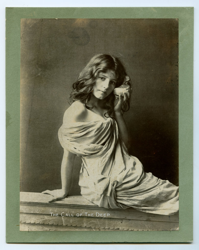 Detail of The Call of The Deep modelled by Miss Smith by George Bellett Cowen