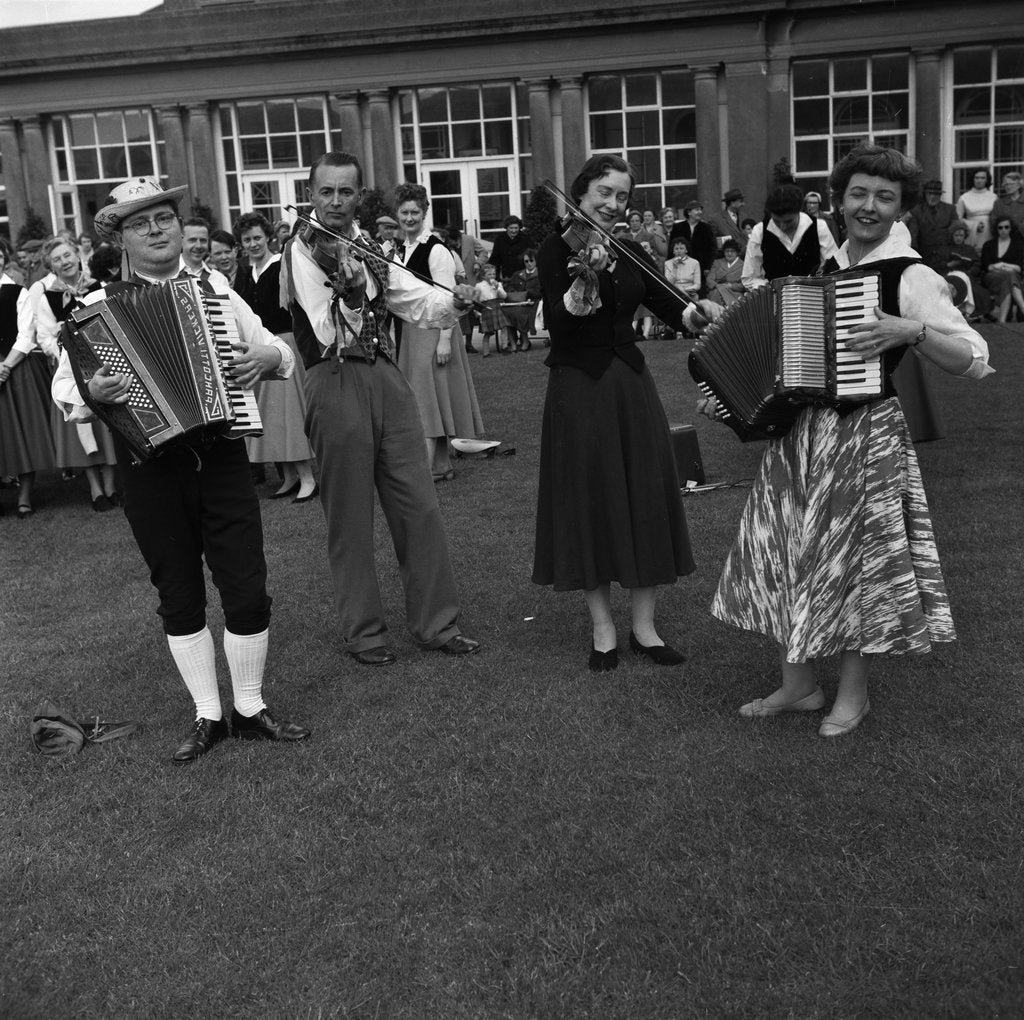 Detail of Folk dancing, Villa Marina, Douglas by Manx Press Pictures