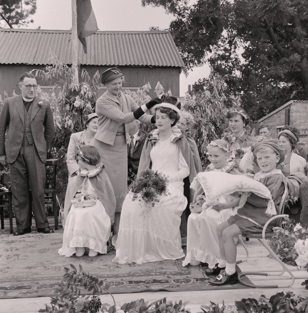 Detail of Crowning Arbory Queen by Manx Press Pictures
