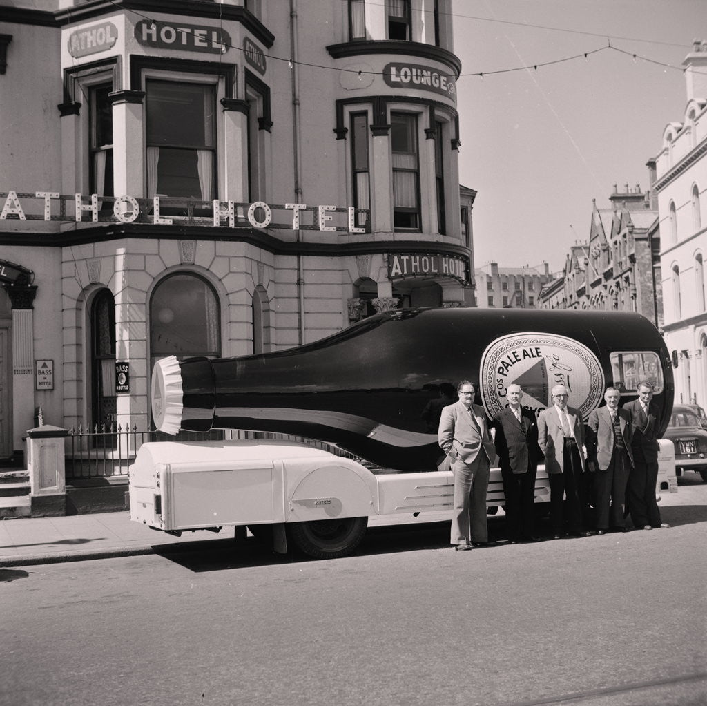 Detail of Bass wagon, Heron and Brearley by Manx Press Pictures