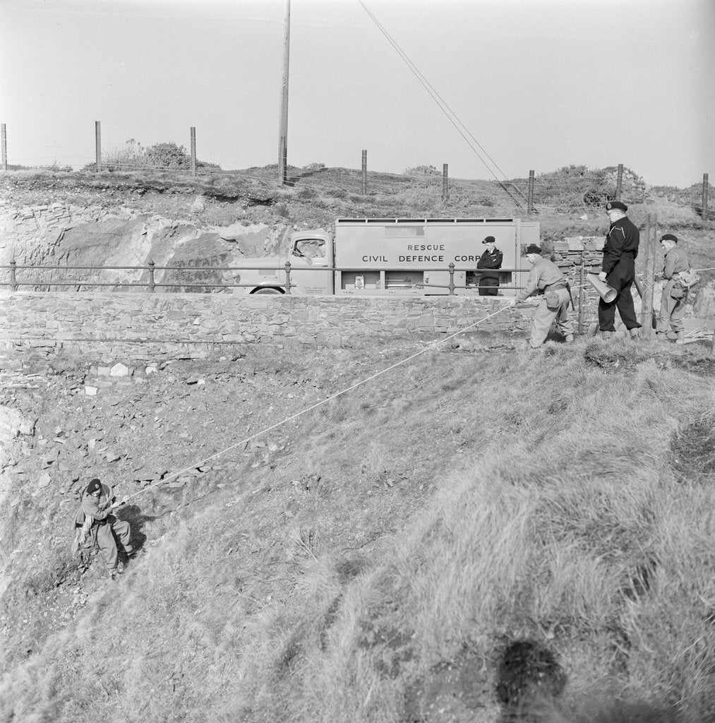 Detail of Civil Defence, Marine Drive, Douglas by Manx Press Pictures