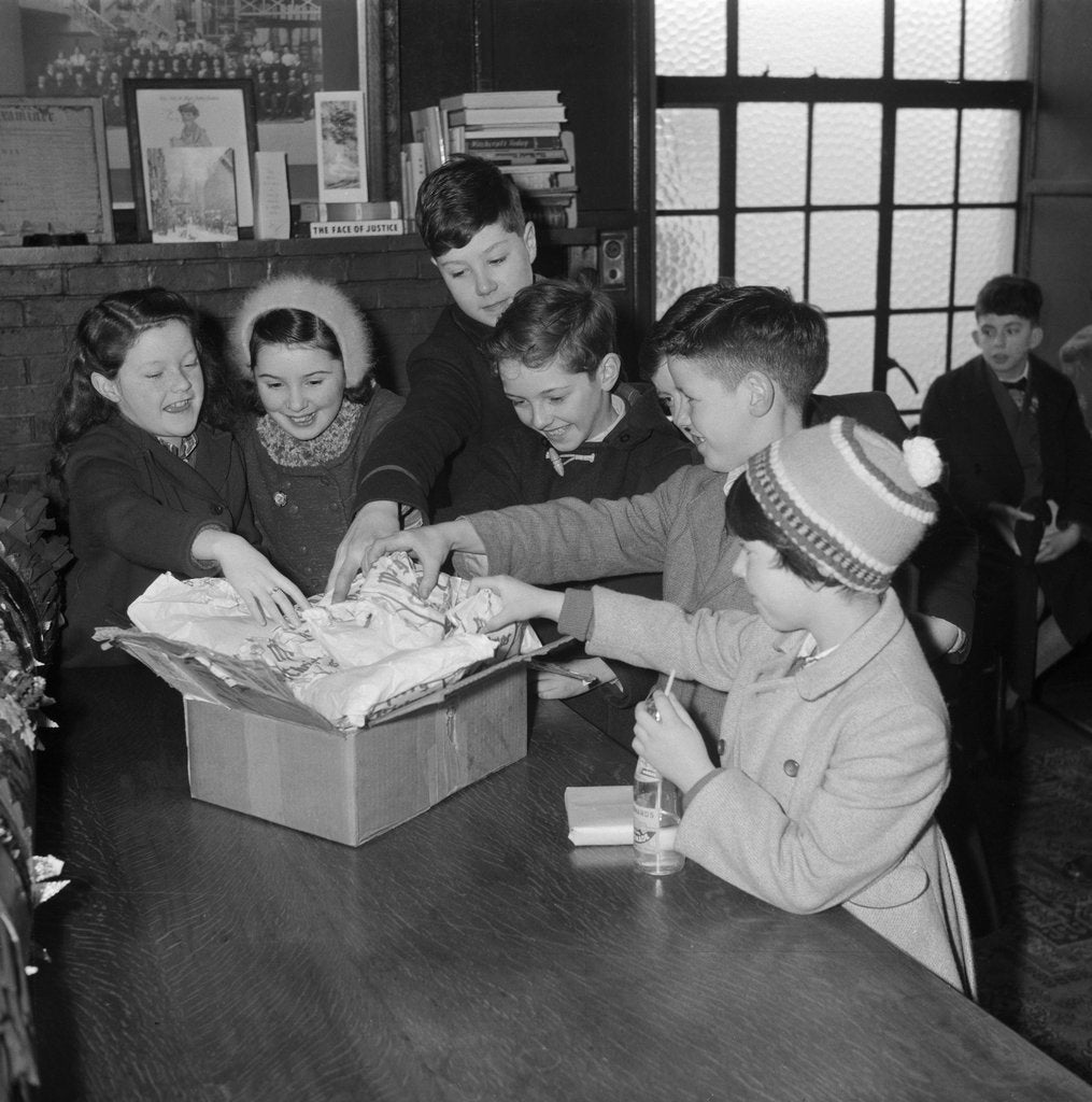 Detail of Folks League Christmas prizes at The Isle of Man Times Office by Manx Press Pictures
