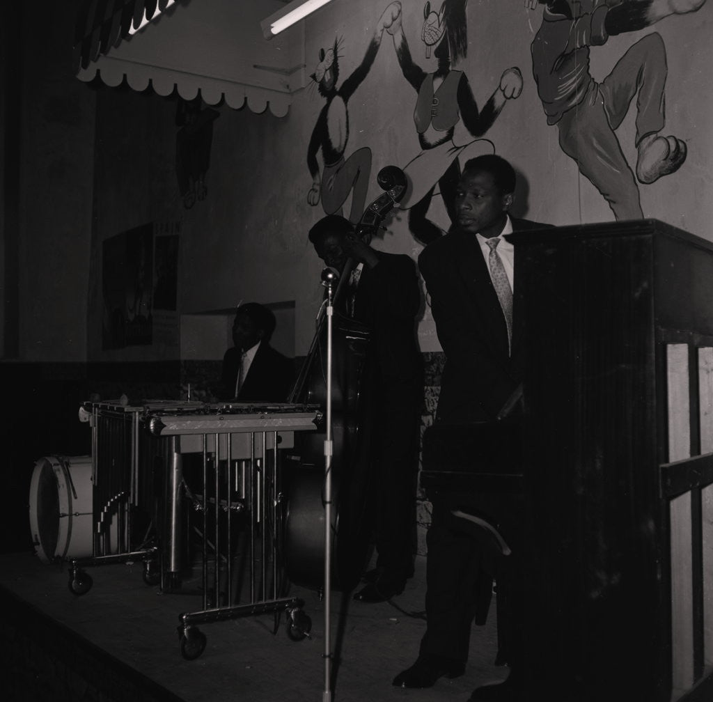 Detail of Ray Allington Band at the Kit Kat club by Manx Press Pictures
