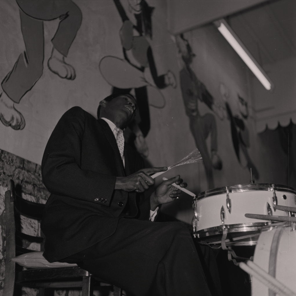 Detail of Ray Allington Band at the Kit Kat club by Manx Press Pictures