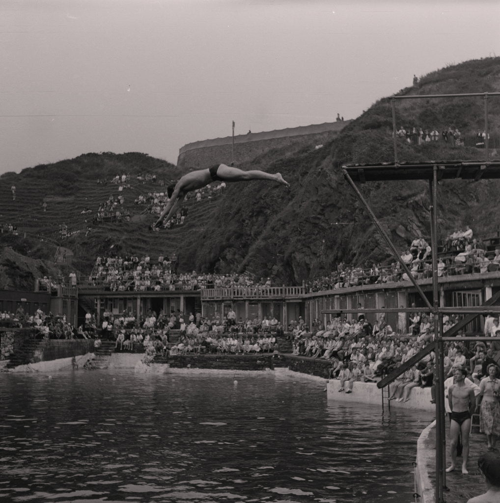 Detail of Port Erin Lido by Manx Press Pictures