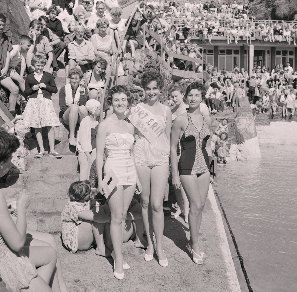 Detail of Port Erin Bathing Beauties and Swimming Gala by Manx Press Pictures