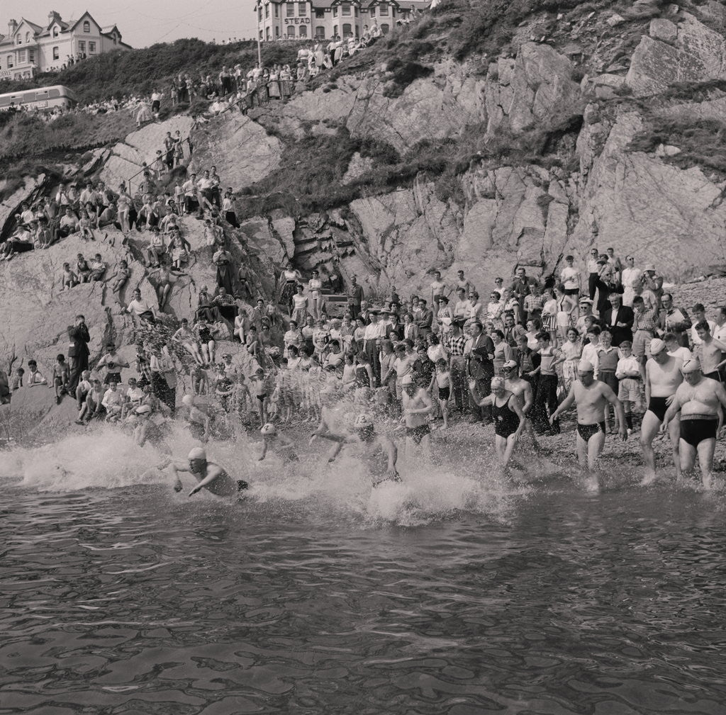 Detail of Douglas Bay Swim by Manx Press Pictures