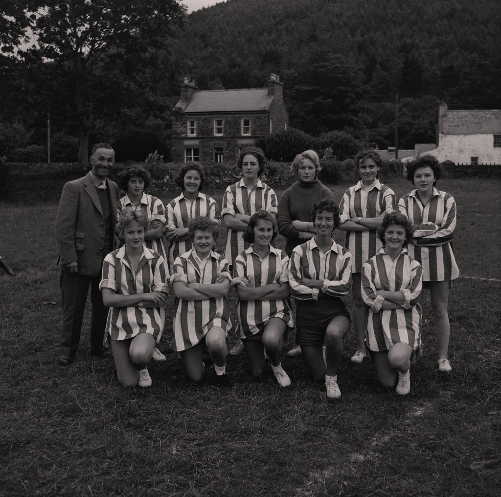 Detail of Women's football team, St John's by Manx Press Pictures