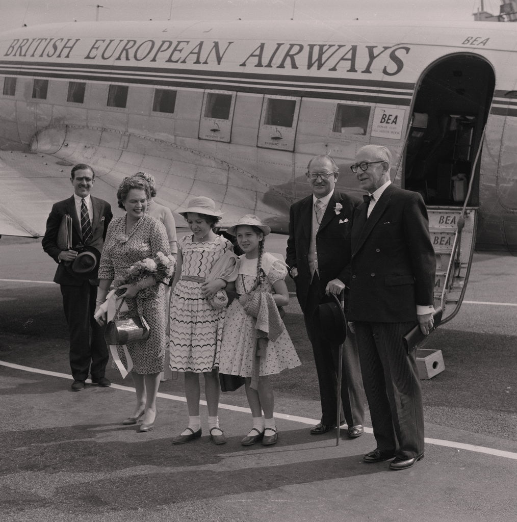 Detail of Sir Ronald Herbert Garvey, the new Lieutenant Governor, arrives at Ronaldsway airport by Manx Press Pictures