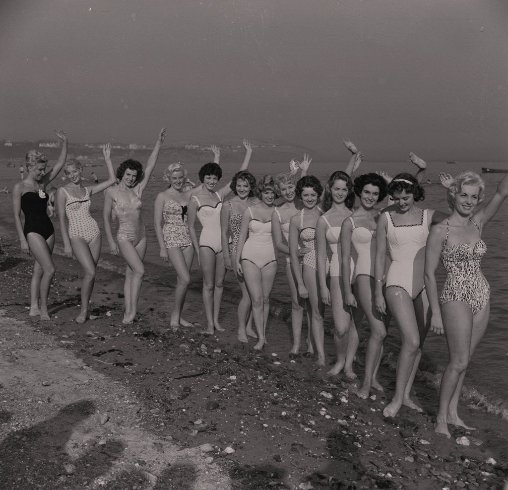 Detail of Bathing Beauties Final by Manx Press Pictures