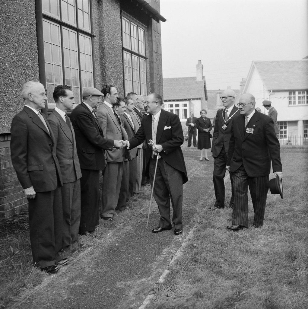 Detail of Lieutenant Governor Sir Ronald Herbert Garvey at Peel by Manx Press Pictures