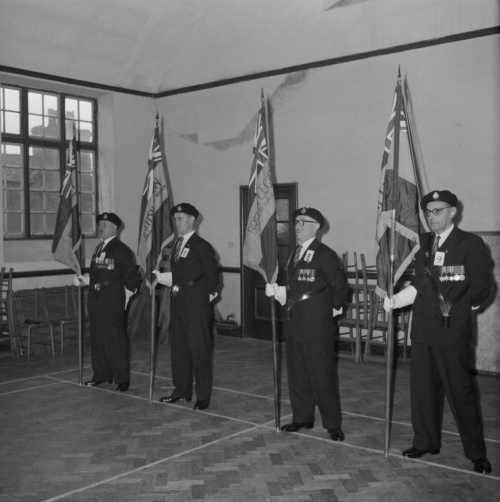 Detail of Legion Flag Bearers, Peel by Manx Press Pictures
