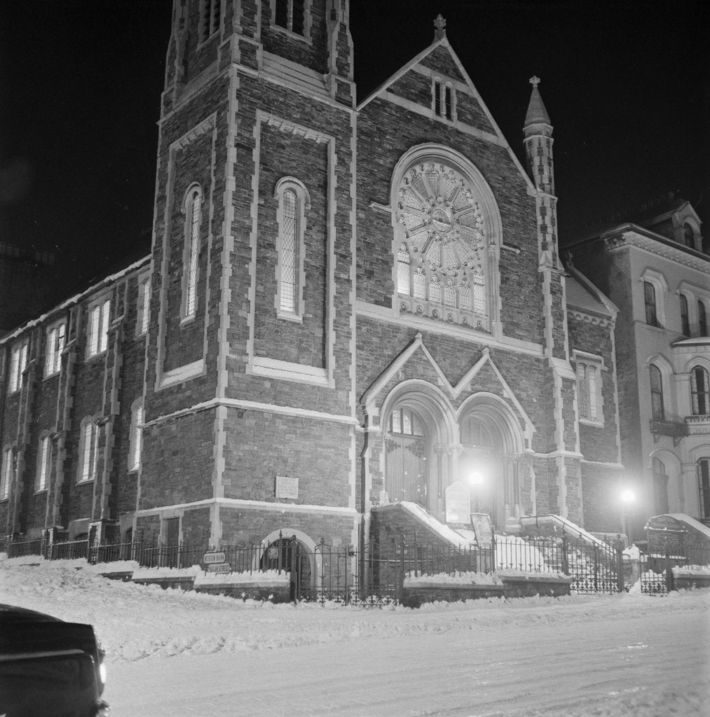 Detail of Snow, Finch Hill, Douglas by Manx Press Pictures