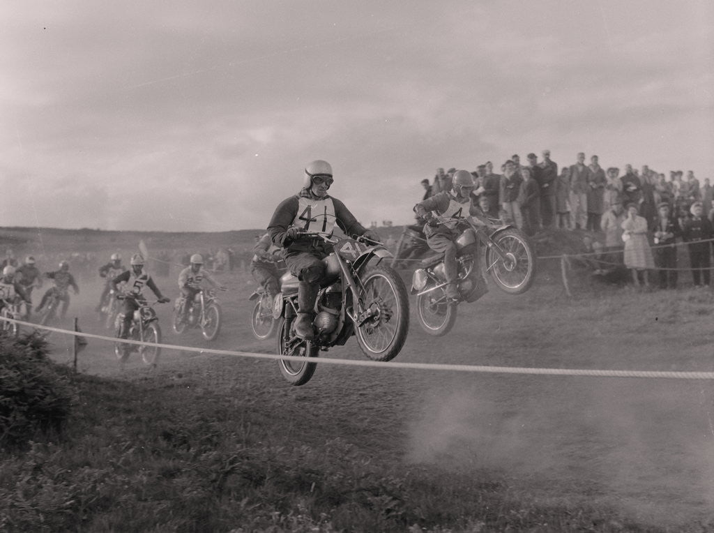 Detail of Motorcycle scramble, Douglas Head by Manx Press Pictures