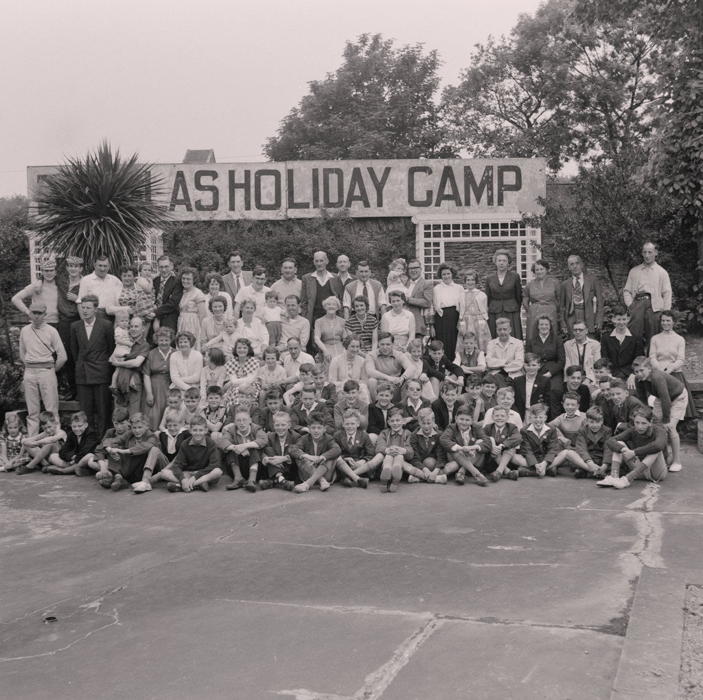 Detail of Holiday crowd at Douglas Holiday Camp by Manx Press Pictures