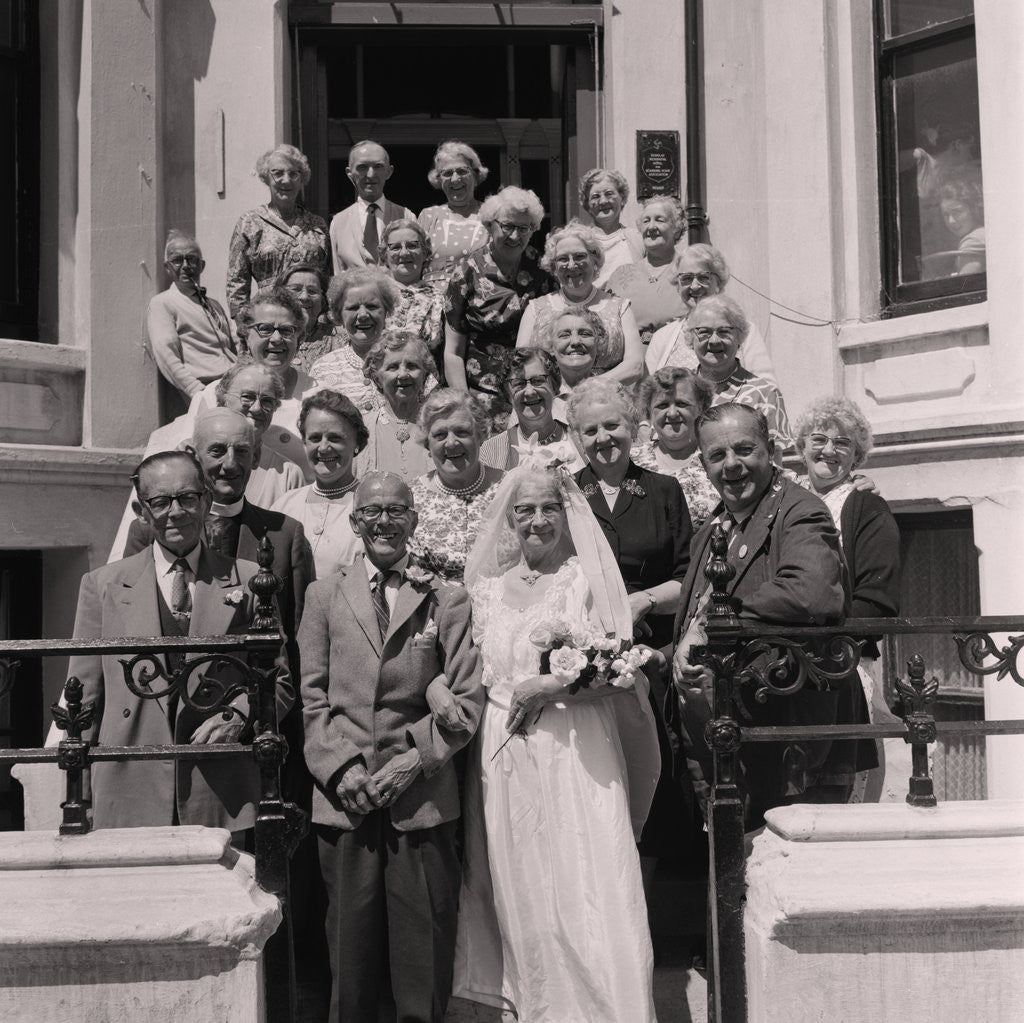 Detail of Old age pensioners, Tynwald Street by Manx Press Pictures