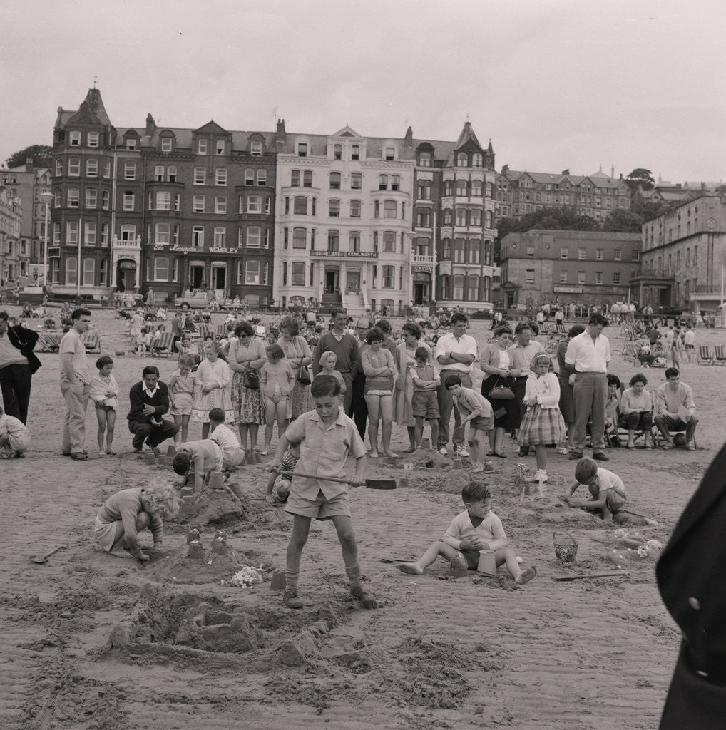 Detail of Sandcastle competition, Douglas by Manx Press Pictures