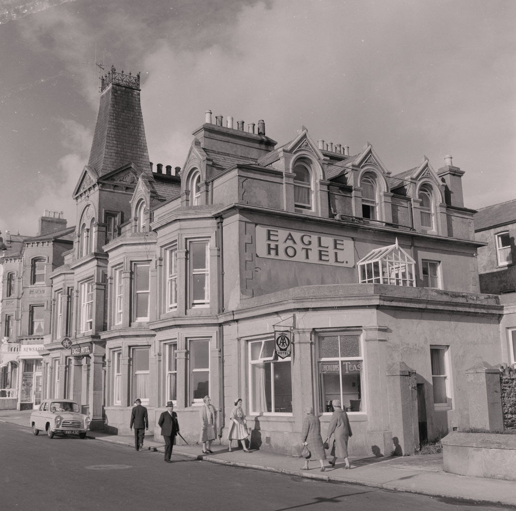 Detail of Eagle hotel, Port Erin (Mannington hotel) by Manx Press Pictures