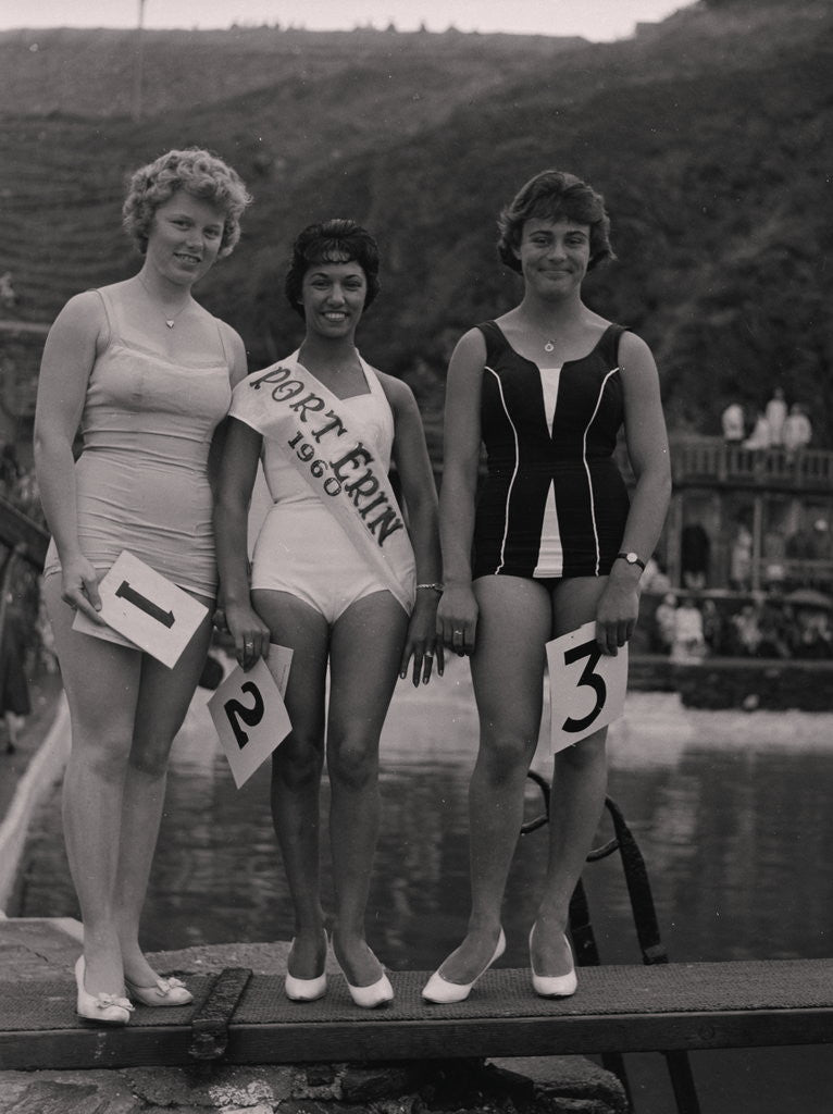 Detail of Bathing Beauties, Port Erin Regatta by Manx Press Pictures