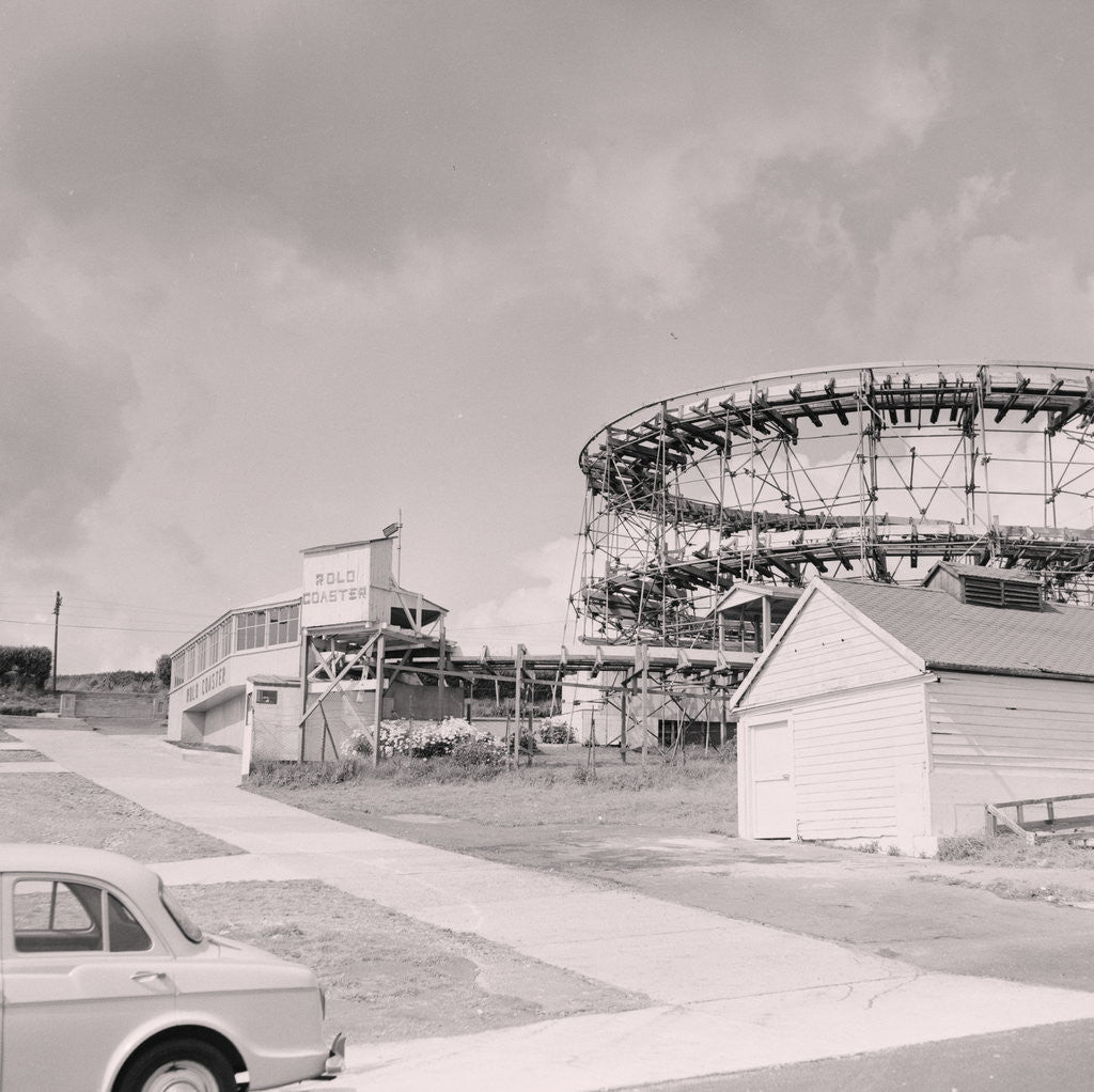 Detail of Rolo Coaster' roller coaster, Onchan Head by Manx Press Pictures
