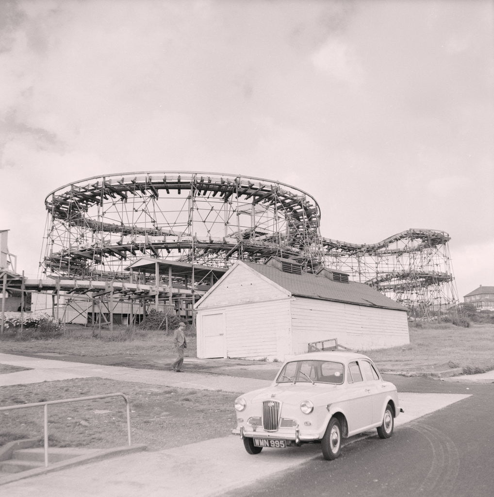 Detail of Rolo Coaster' roller coaster, Onchan Head by Manx Press Pictures