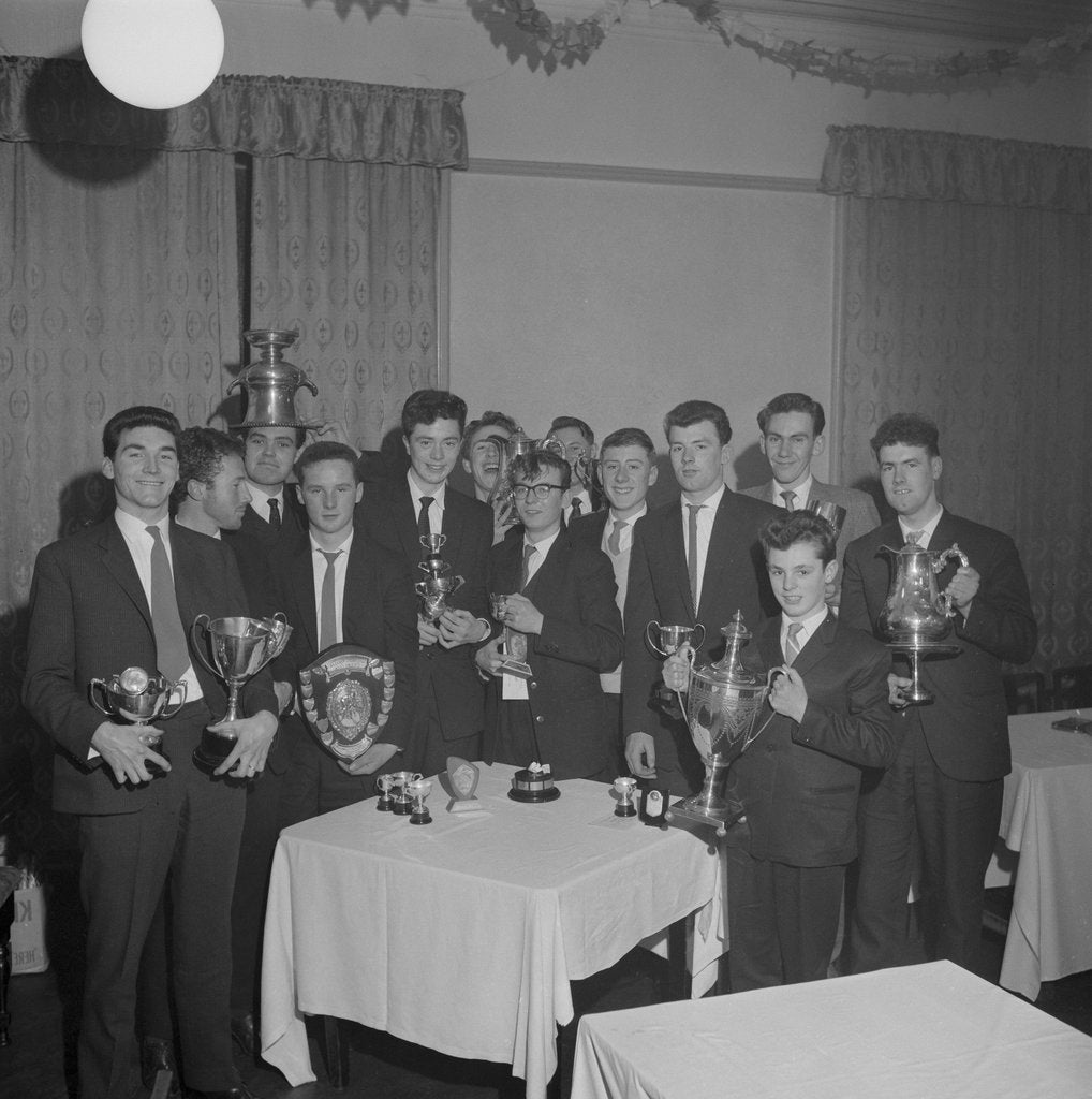 Detail of Cycling dinner and presentation Athol (?) by Manx Press Pictures