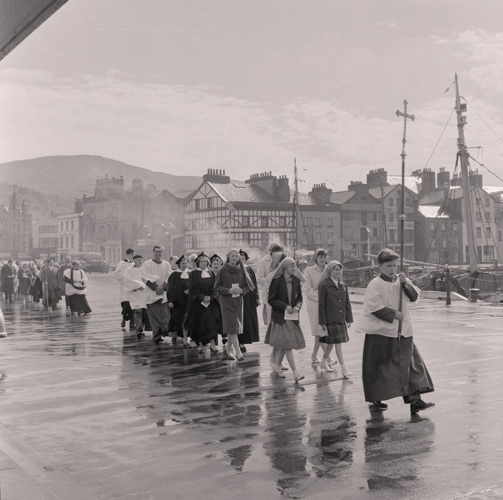 Detail of Blessing the sea', Ramsey by Manx Press Pictures