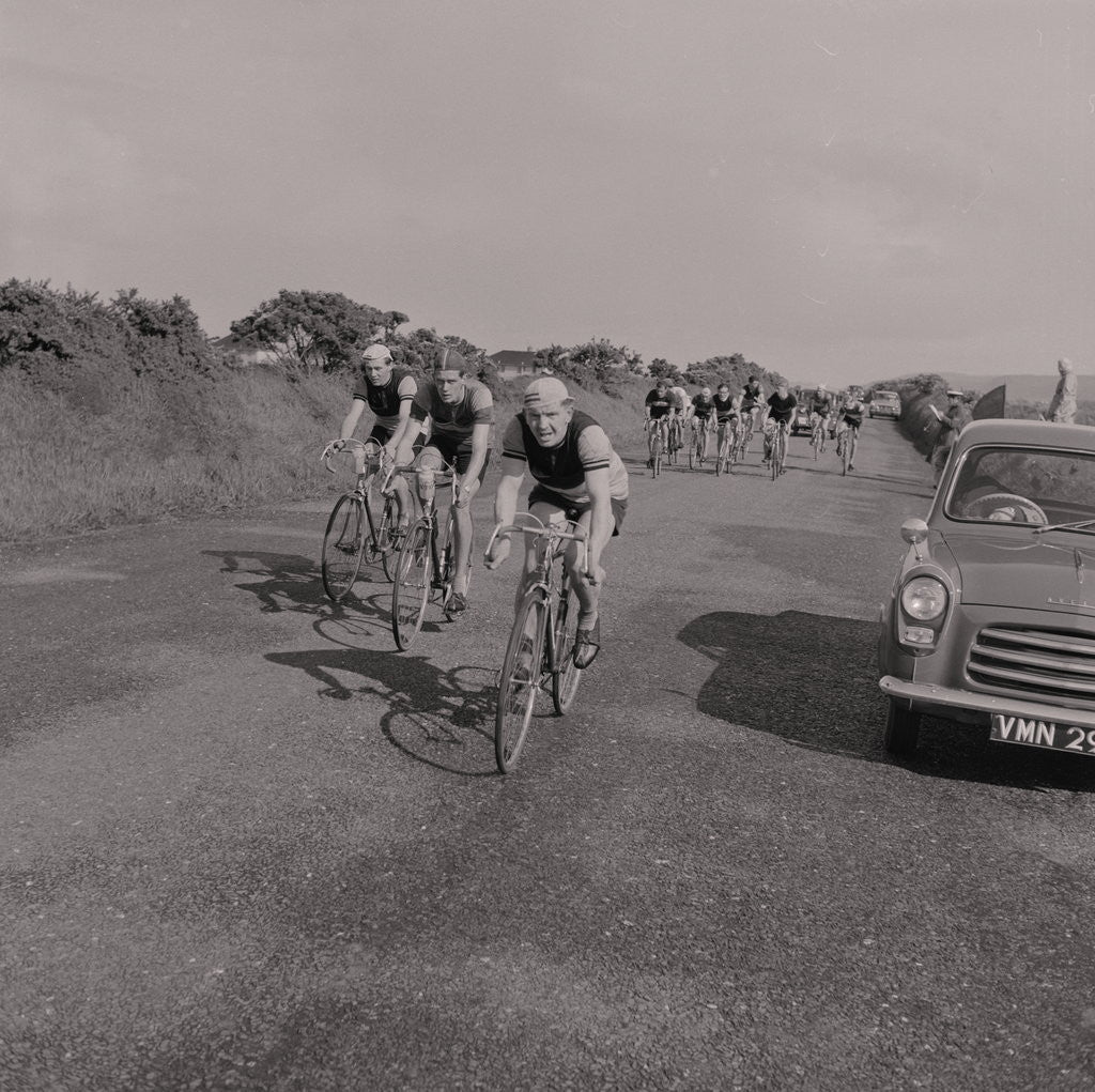 Detail of R.A.F. cycle race, Jurby by Manx Press Pictures