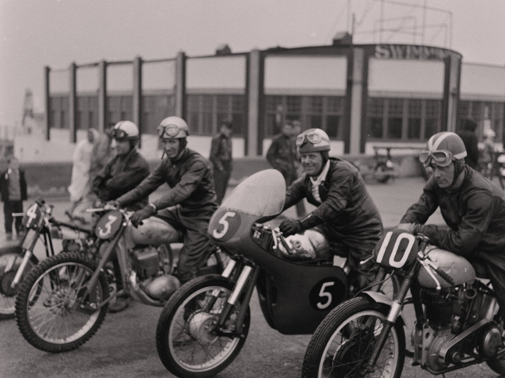 Detail of Motorcycle Sprint, Ramsey by Manx Press Pictures