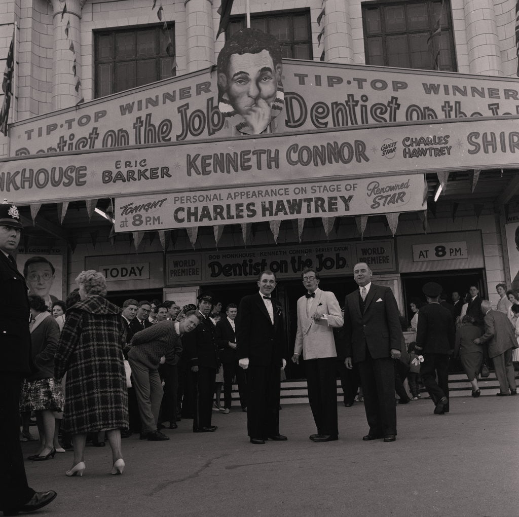 Detail of Charles Hawtrey, actor, Crescent cinema by Manx Press Pictures