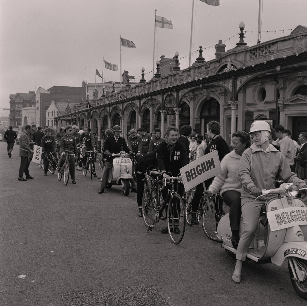 Detail of Women cycle champions, Douglas Promenade by Manx Press Pictures