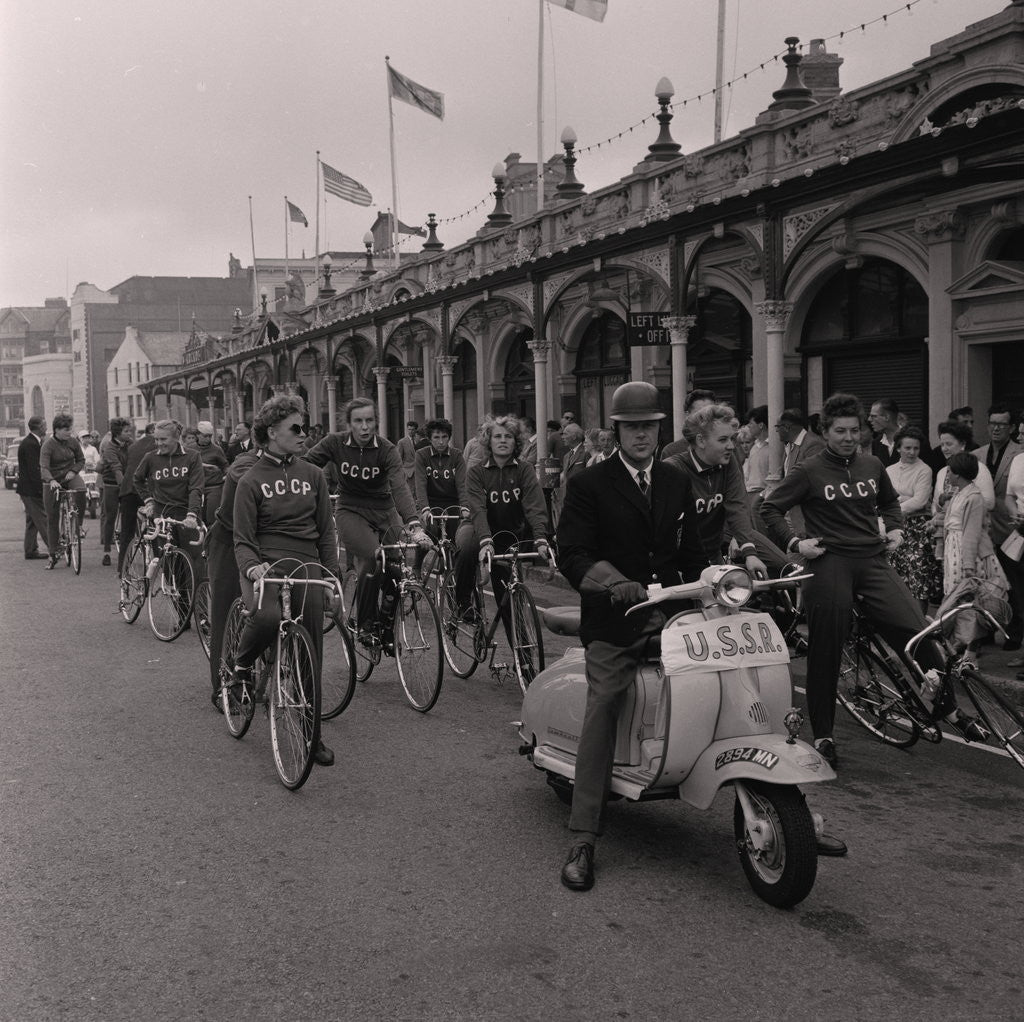 Detail of Women cycle champions, Douglas Promenade by Manx Press Pictures