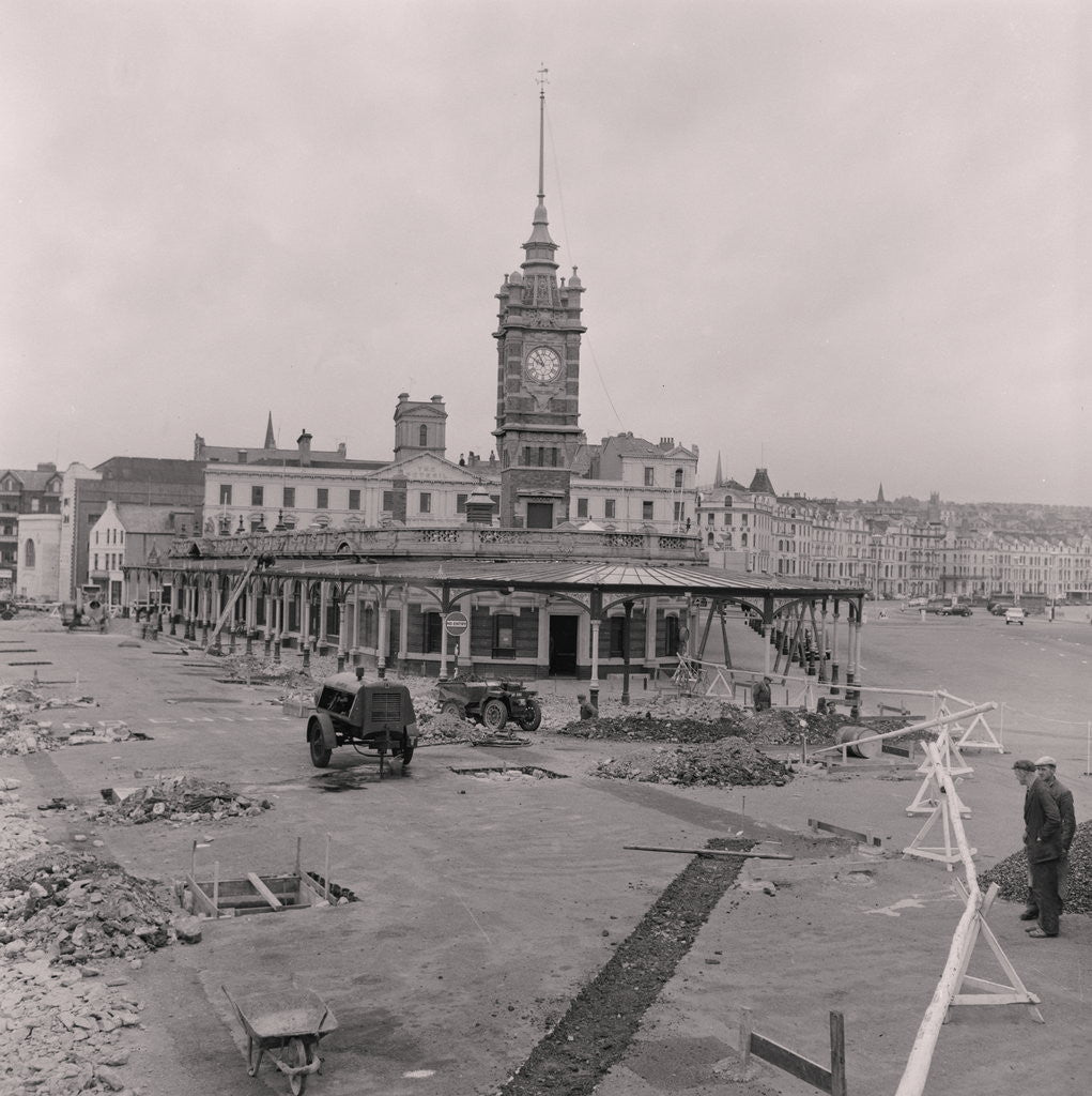 Detail of Sea terminal demolition, Douglas Pier by Manx Press Pictures