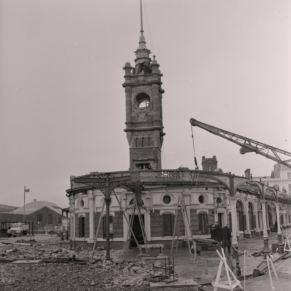 Detail of Sea terminal demolition, Douglas Pier by Manx Press Pictures