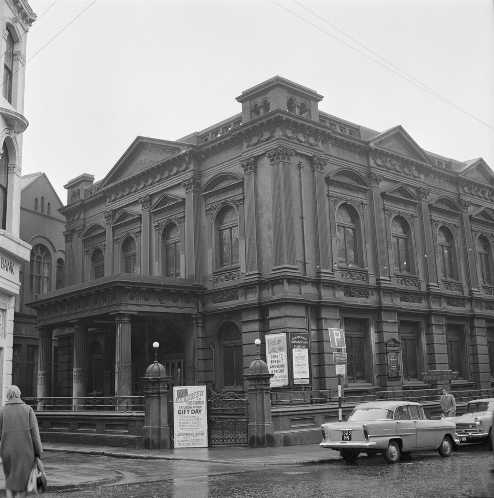 Detail of Victoria Street church by Manx Press Pictures
