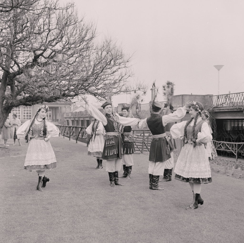 Detail of Polish Dancers at the Villa by Manx Press Pictures
