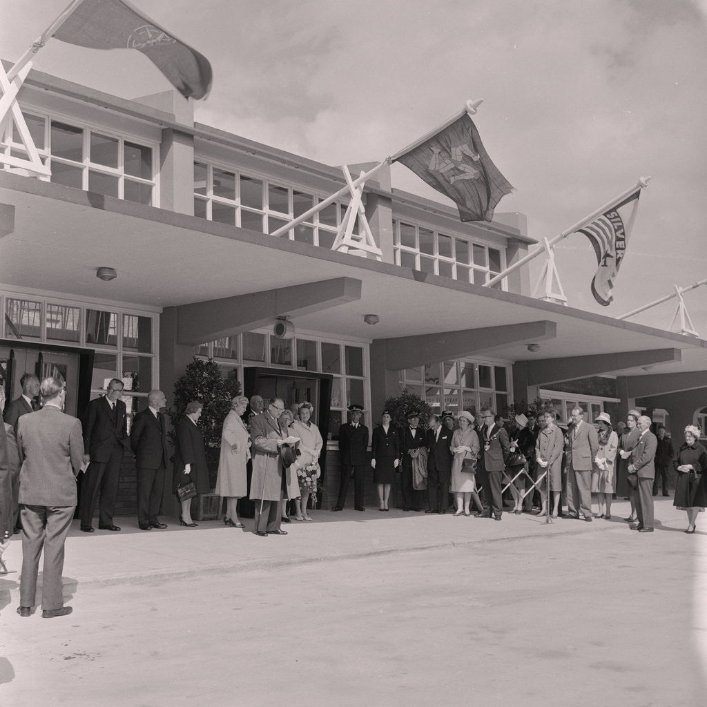 Detail of Opening of the Air Terminal at Douglas Bus Station by Manx Press Pictures