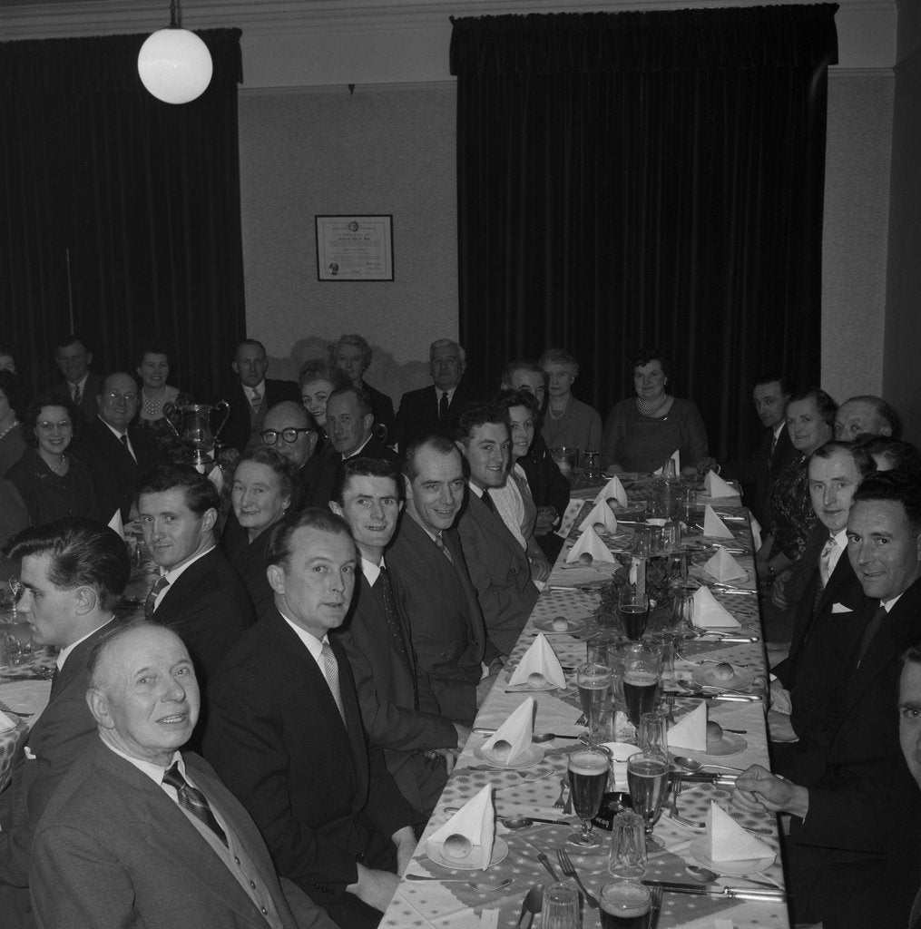 Detail of Ramsey Male Voice Choir dinner, Prince of Wales by Manx Press Pictures