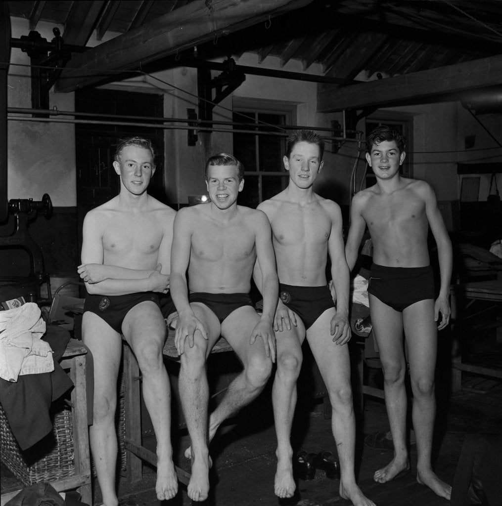 Detail of All Island Swimming Gala, Noble's Baths by Manx Press Pictures