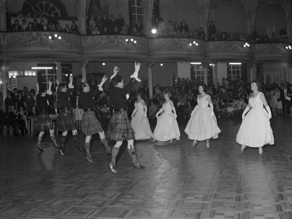 Detail of Easter Festival Scottish dancers, Palace, Douglas by Manx Press Pictures