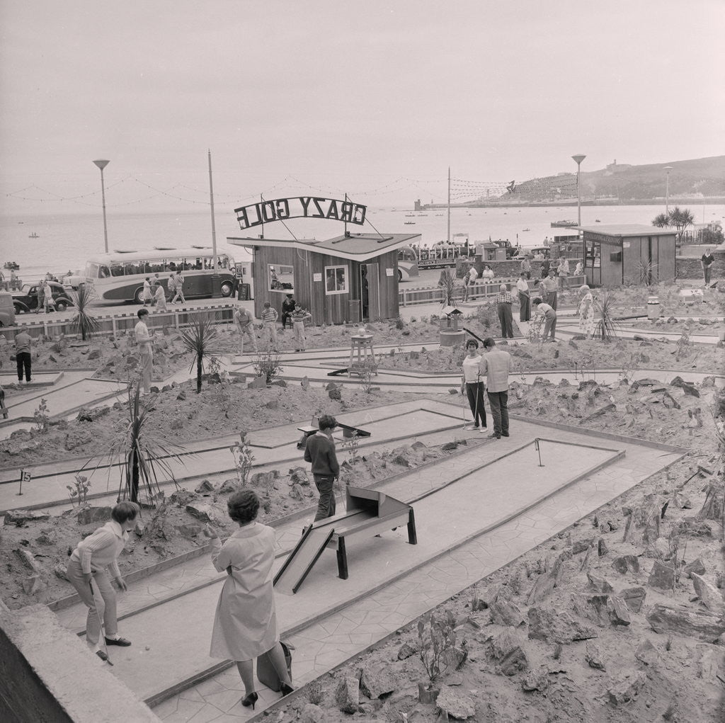 Detail of Crazy golf, Crescent site by Manx Press Pictures