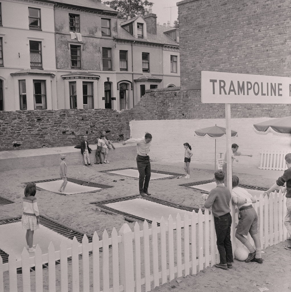 Detail of Trampoline, Crescent site by Manx Press Pictures