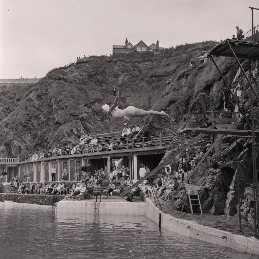 Detail of Port Erin Baths by Manx Press Pictures