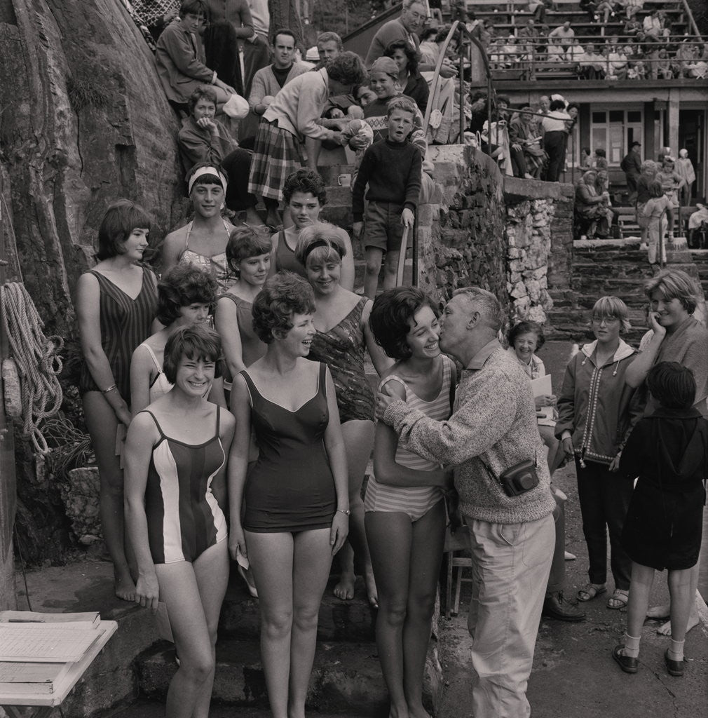 Detail of Bathing Beauties, Port Erin Baths by Manx Press Pictures