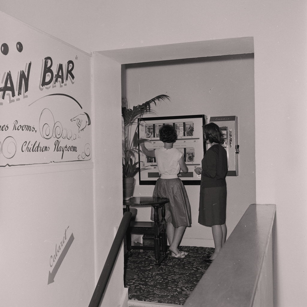 Detail of Slot machines at Beach hotel by Manx Press Pictures