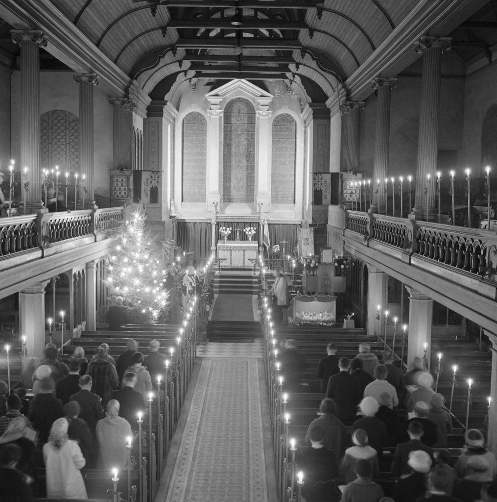 Detail of Candlelight Service, St George's, Douglas by Manx Press Pictures