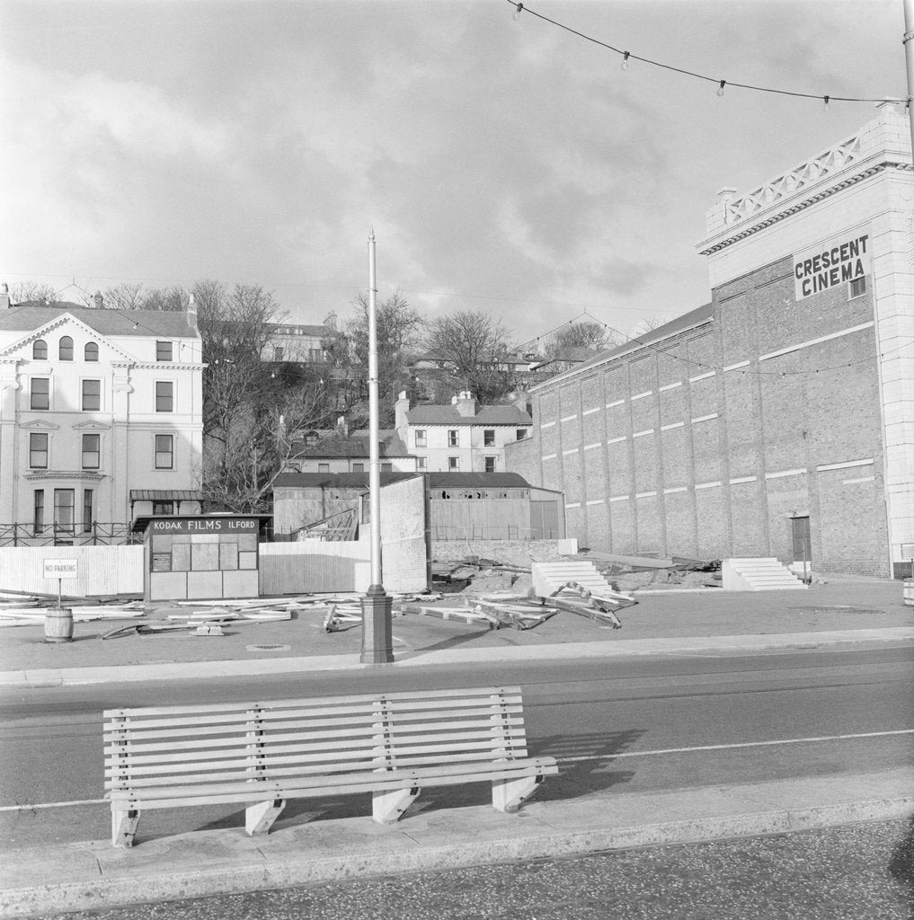 Detail of Site after removal of Crescent Pavilion, Douglas by Manx Press Pictures