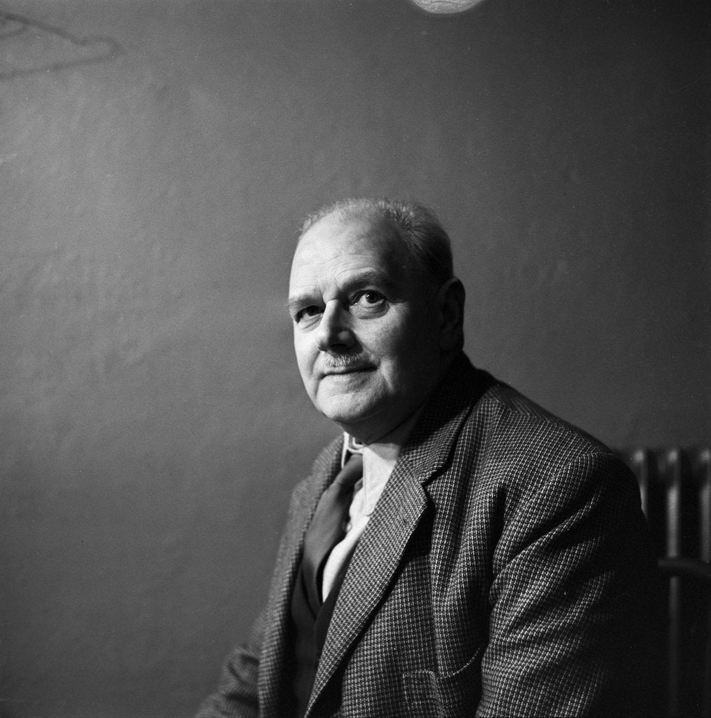 Detail of Frederick Douglas Buxton (known as Doug Buxton), singing teacher and founder of Lon Dhoo and Lon Vane Choirs by Manx Press Pictures